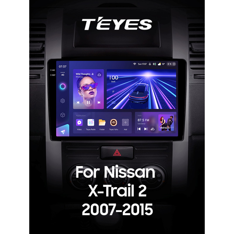 Fahrzeugradio Teyes CC3 6+128 GB Nissan X-Trail (X-Trail T31) 2007–2015, 10