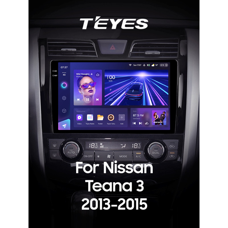 Štátní magnetofon Teyes CC3 4+64 GB pro Nissan Teana J33 (2013–2015, AB), 10
