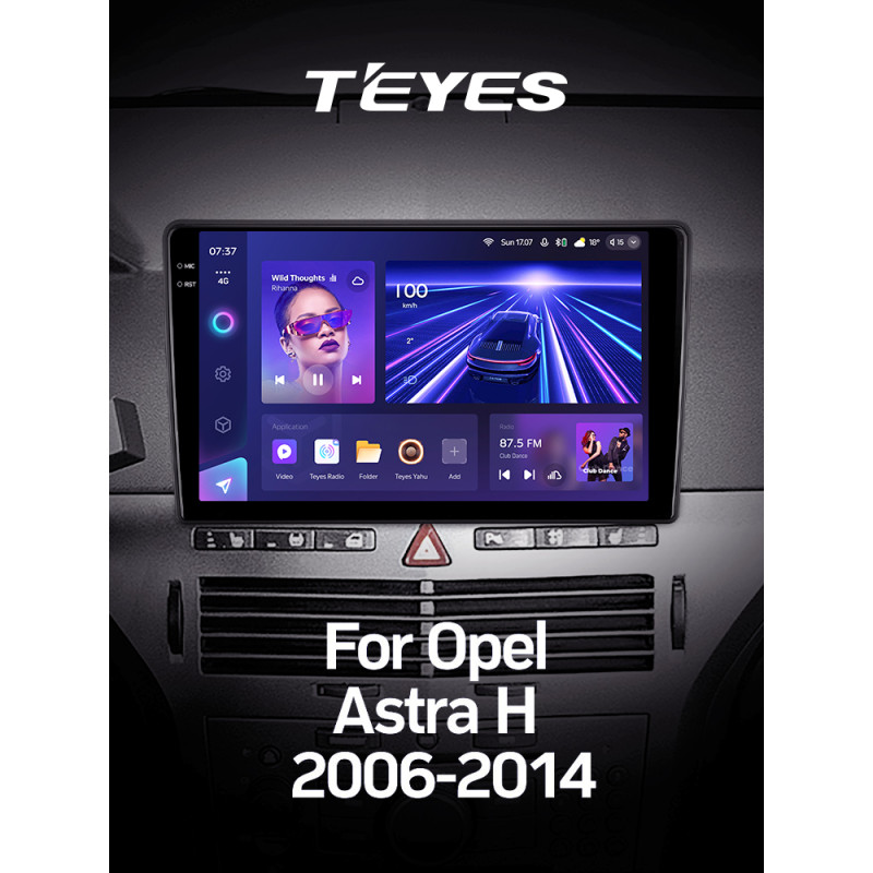 Android head unit Teyes CC3 4+32 Gb Opel Astra H (F1) 2006-2014 9" 2k (L2)