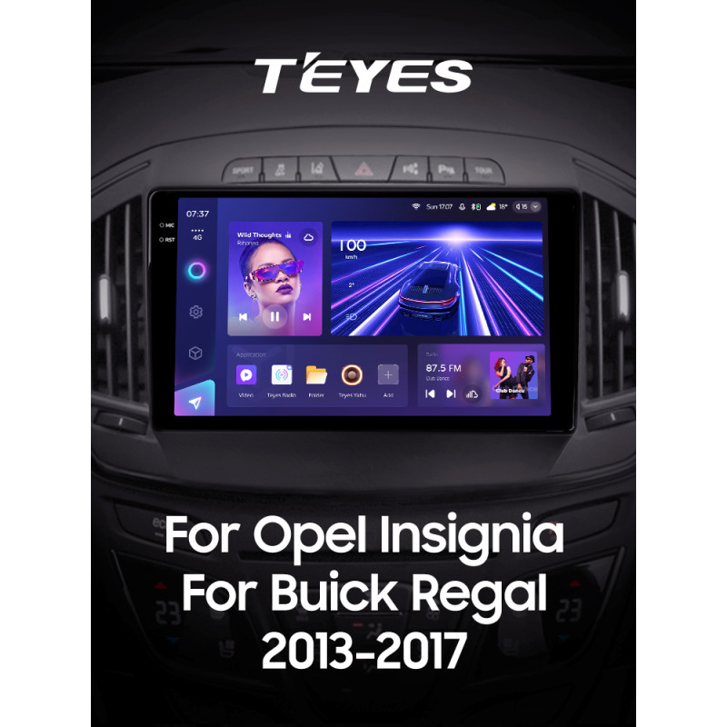 Android head unit Teyes CC3 4+64 Gb Opel Insignia 1 Buick Regal 2013-2017 (B) 9" 2k