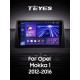 Android head unit Teyes CC3 6+128 Gb with 360° surround view° Opel Mokka 1 2012-2016 9" 2k
