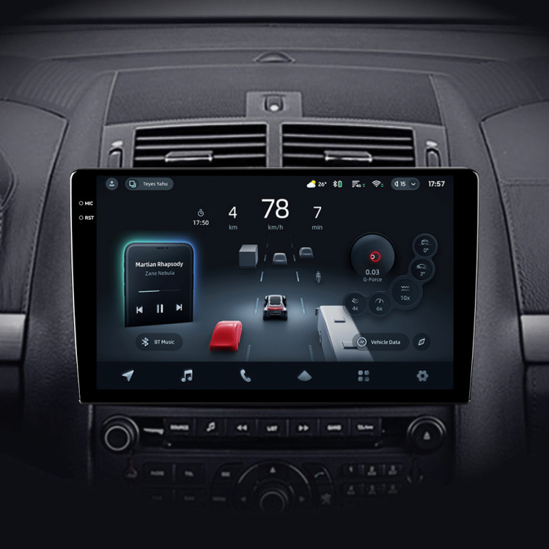 Android head unit Teyes CC4 Pro 8+128 Gb Peugeot 407 1 2004 - 2011 (F1) 9" 2k (L2)