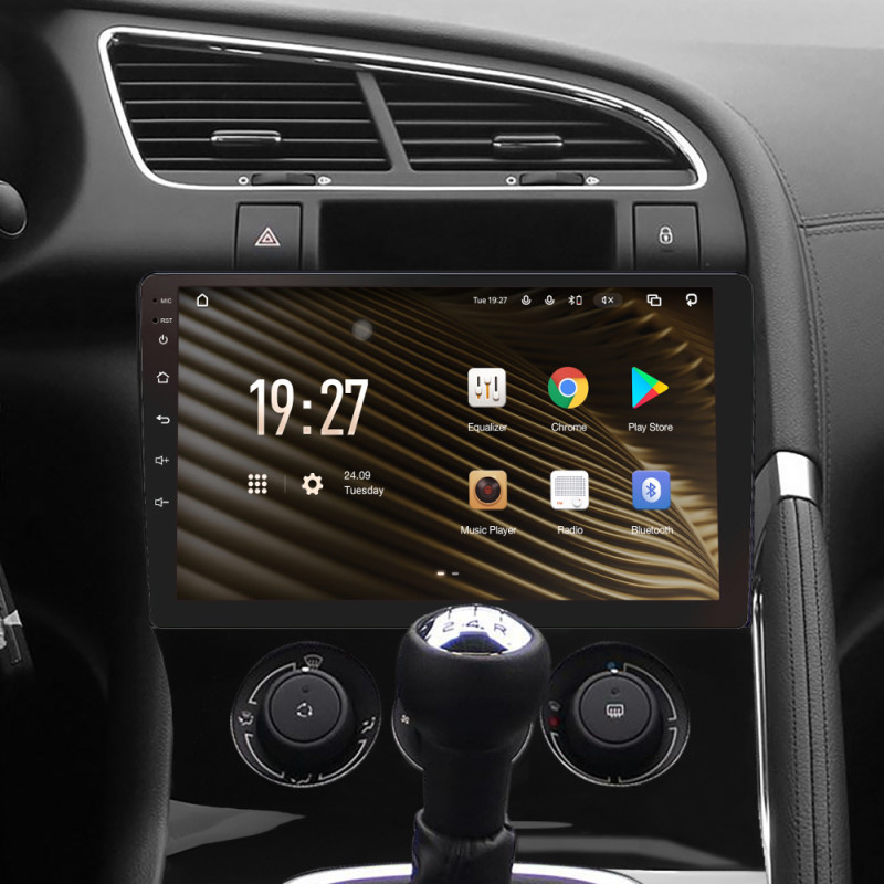 Android head unit SIGMA S9432 ANDROID 10 4+32 Gb 4G DSP Peugeot 3008 1 2009-2016 (F1) 9"