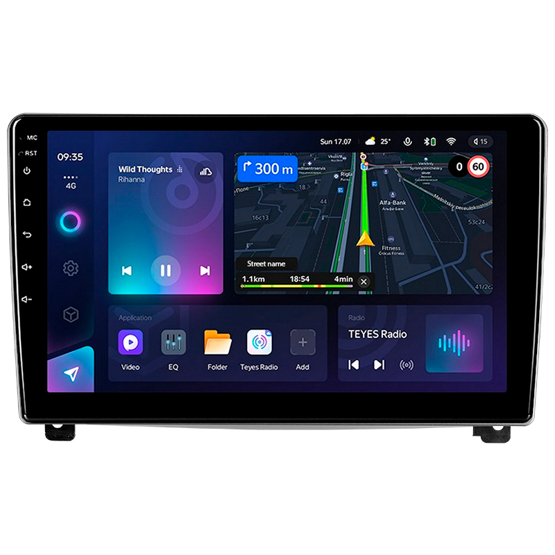 Odtwarzacz multimedialny Teyes CC3L 4+32 GB do Peugeot 407 1.2 (2004–2011, F1) 9