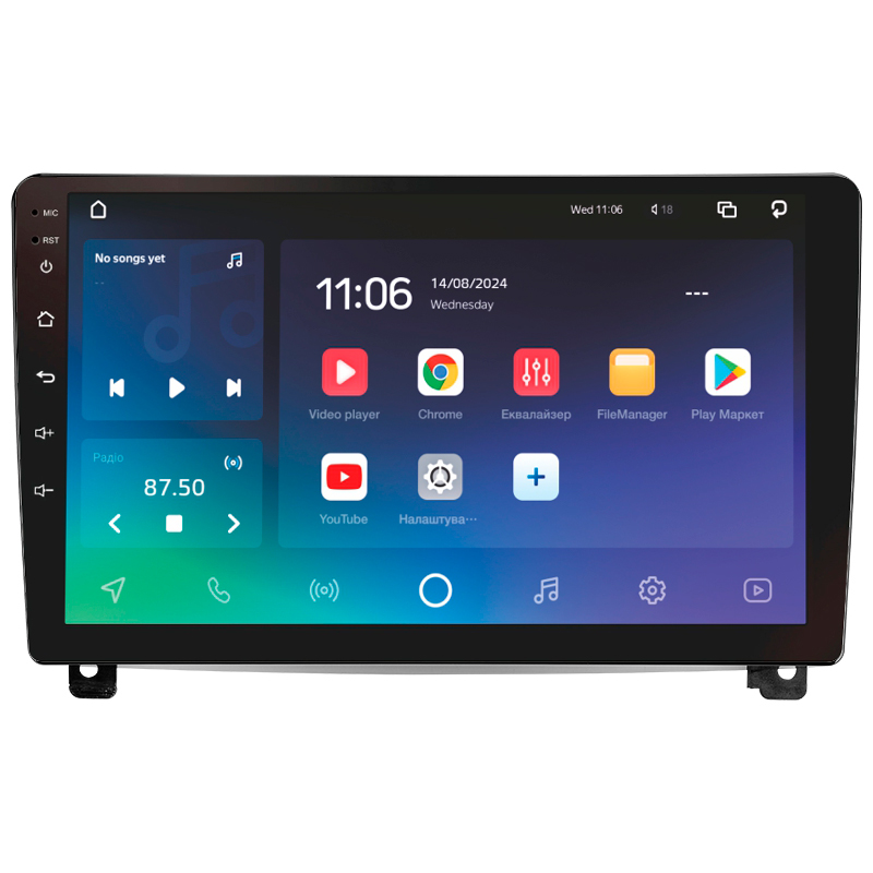 Android head unit SIGMA X9464 ANDROID 10 4+64 Gb 4G DSP Peugeot 407 1 2004 - 2011 (F2) 9" (L2)