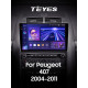 Android head unit Teyes CC3 4+32 Gb Peugeot 407 1 2004 - 2011 (F1) 9" 2k (L2)