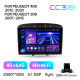 Android head unit Teyes CC3 4+64 Gb Peugeot 408 1 T7 2012-2020 For Peugeot 308 2007-2015 9" 2k