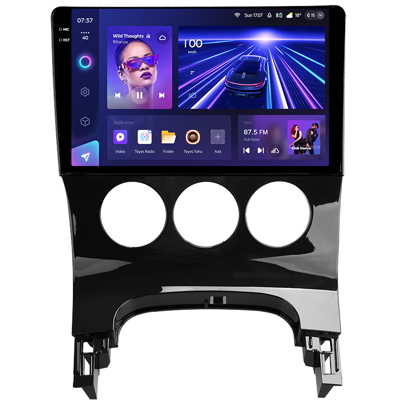 Android head unit Teyes CC3 6+128 Gb with 360° surround view° Peugeot 3008 1 2009-2016 (F1) 9" 2k
