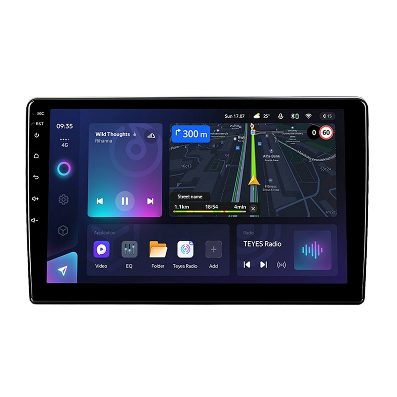 Android head unit Teyes CC3L 4+64 Gb Peugeot 307 2001-2008 SILVER 9"