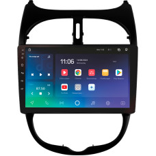 Android head unit SIGMA X9432 ANDROID 10 4+32 Gb 4G DSP Peugeot 206 1998-2012 9" (L1)
