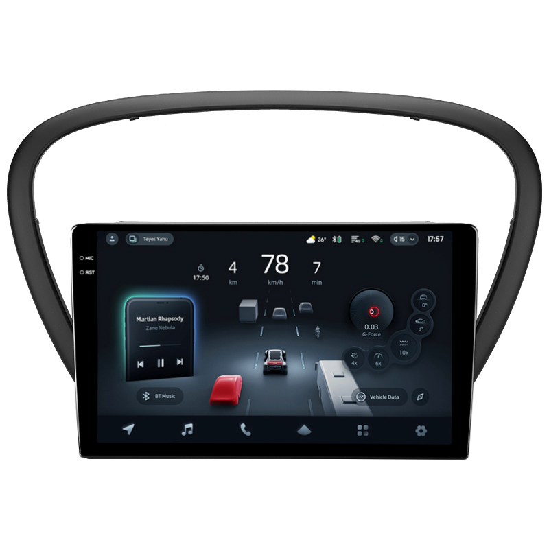Android head unit Teyes CC4 Pro 8+128 Gb Peugeot 607 2004-2010 9" 2k (L1)
