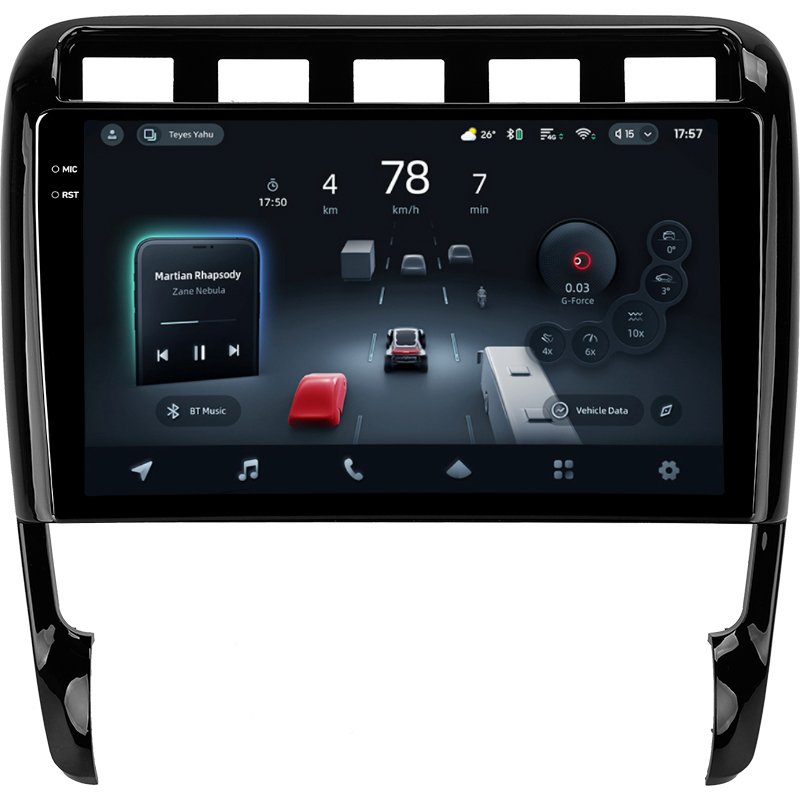Android head unit Teyes CC4 Pro 12+256 Gb Porsche Cayenne I 1 9PA 2002-2010 9" 2k (L1)