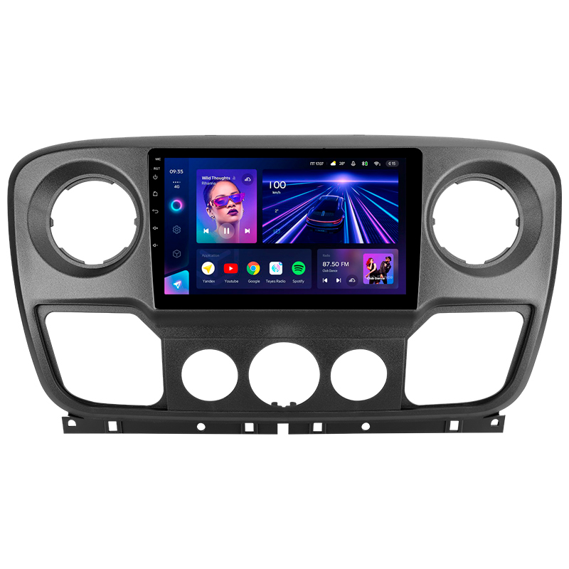 Fahrzeug-Magnetophon Teyes CC3 4+32 GB für Renault Master 2010–2019, für Nissan NV400 2010–2020, für Opel Movano 2 (F2) 2010–2019 (10 Zoll, L1)