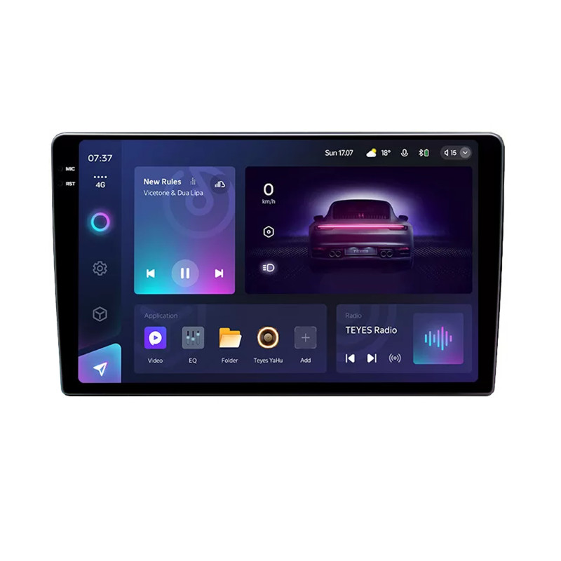 Android head unit Teyes CC3 4+32 Gb Renault Sandero Dacia Duster Captur Lada Xray 2010-2022 9" 2k