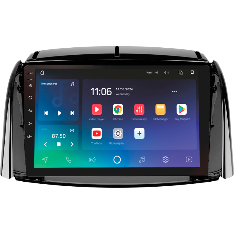 Android head unit SIGMA X9464 ANDROID 10 4+64 Gb 4G DSP Renault Koleos 2008 - 2016 (B) 9" (L1)