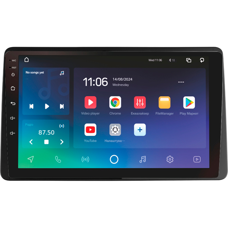 Android head unit SIGMA PRO 10464 ANDROID 10 4+64 Gb 4G DSP Renault Arkana 2019-2023 (F2) 10"