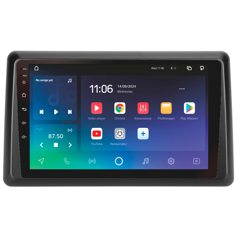 Android head unit SIGMA PRO 9464 ANDROID 10 4+64 Gb 4G DSP Renault Duster HM 2 2020-2023 9" (L1)