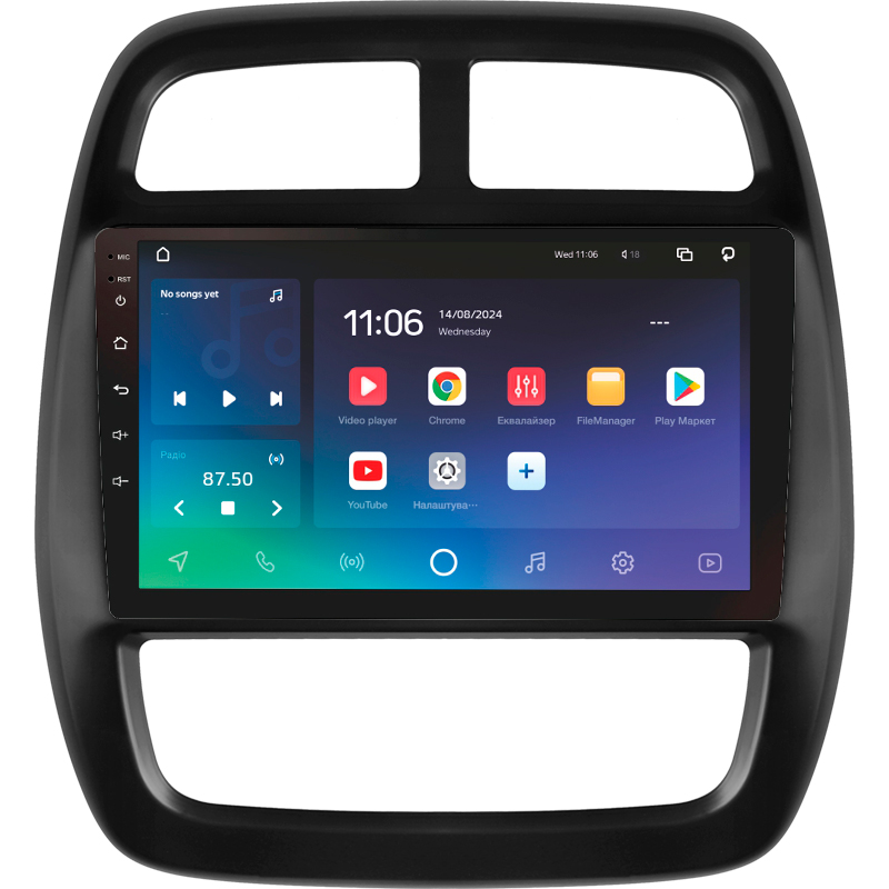 Android head unit SIGMA PRO 9464 ANDROID 10 4+64 Gb 4G DSP Renault KWID 2015-2019 9" (L1)