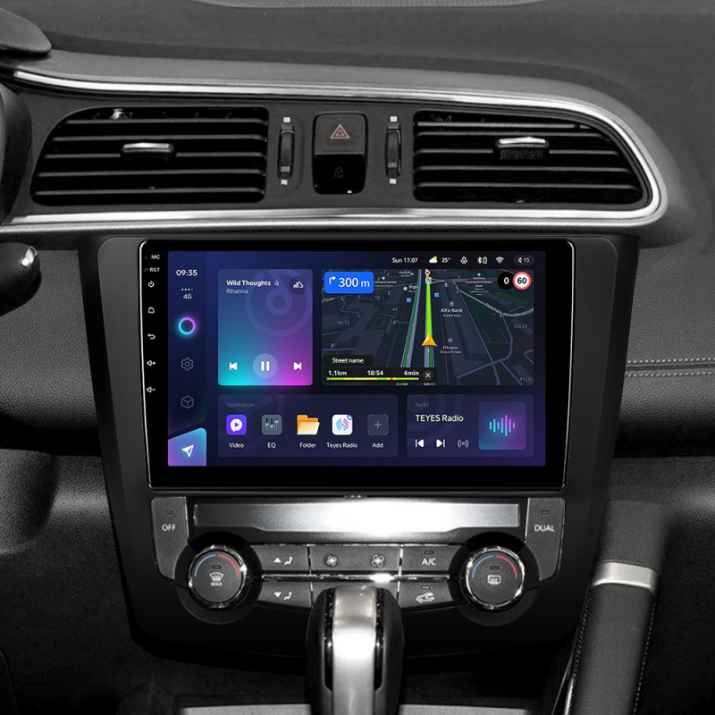 Android head unit Teyes CC3L 4+32 Gb Renault Kadjar 2015-2017 9"