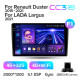 Android head unit Teyes CC3 4+32 Gb Renault Duster (F1) 2015-2021 / LADA Largus I 1 2021 9" 2k (L1)