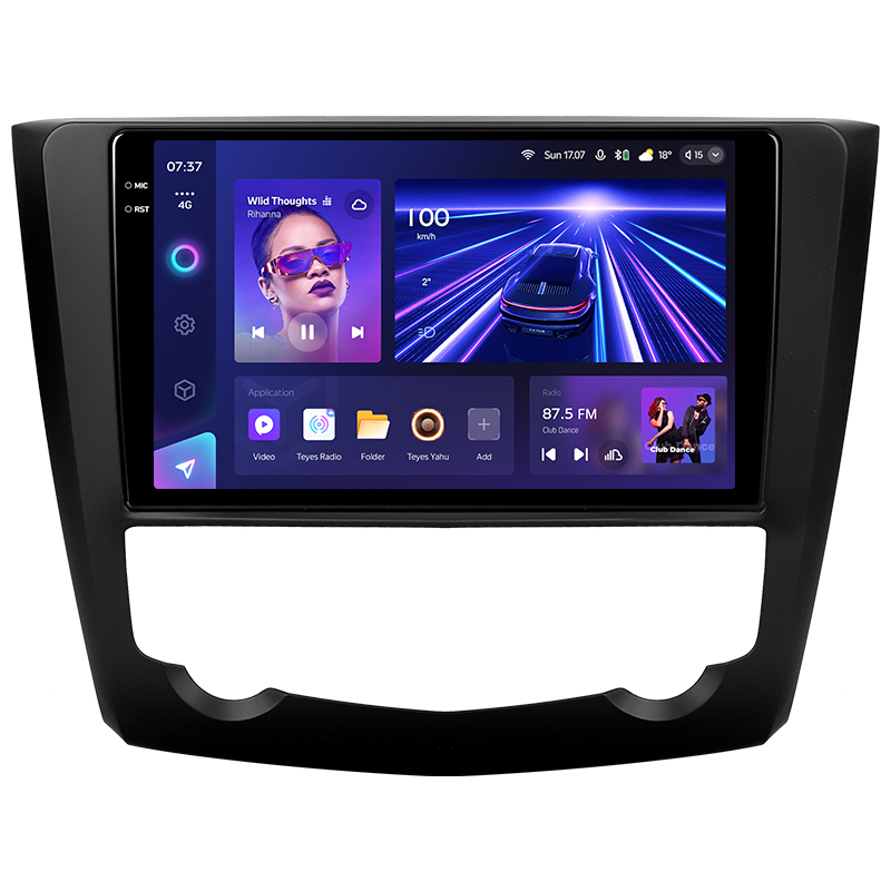 Estéreo de fábrica Teyes CC3 6+128 GB Renault Kadjar 2015-2017 9