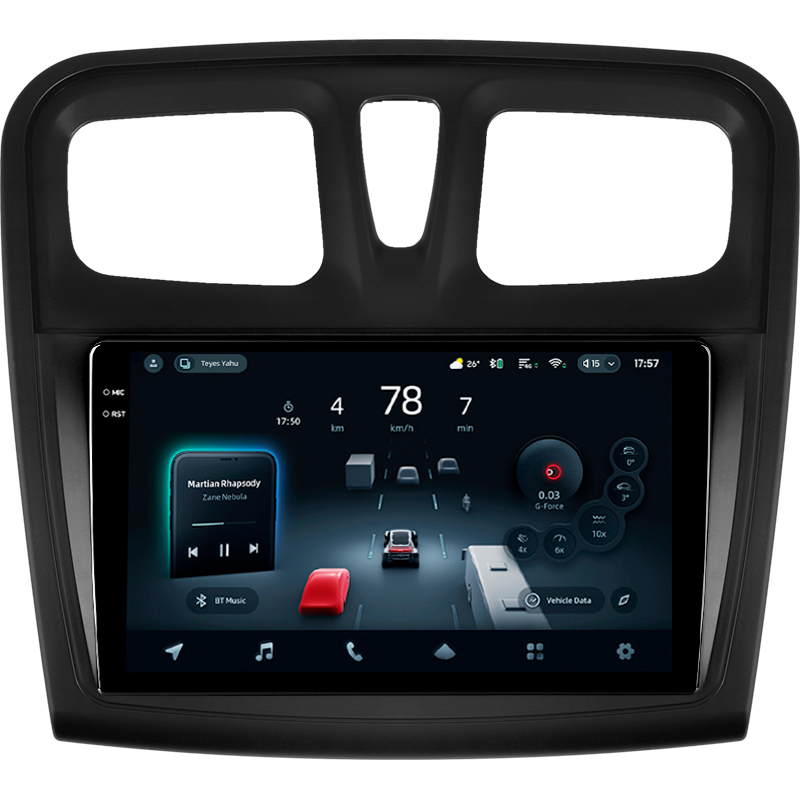 Stamm-Magnetophon Teyes CC4 Pro 12+256 GB Renault Logan 2 (2012–2022), Sandero 2 (2013–2022) (F1) (B) 9