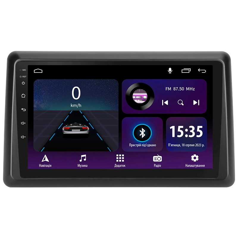 Android head unit SIGMA E9232 ANDROID 10 2+32 Gb Renault Duster HM 2 2020-2023 9" (L1)