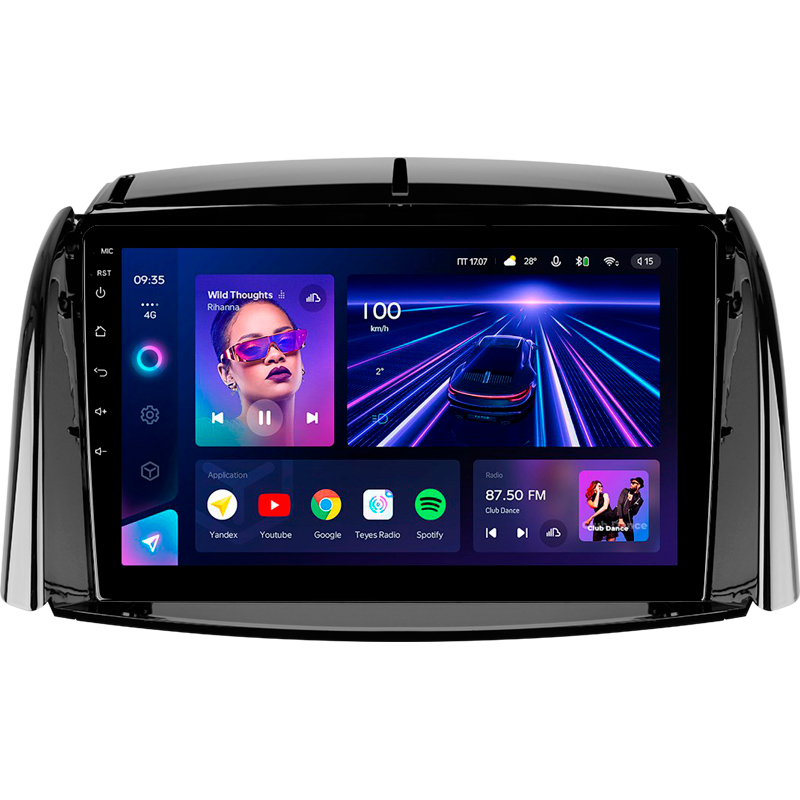 Android head unit Teyes CC3 4+32 Gb Renault Koleos 2008 - 2016 (A) 9" (L1)