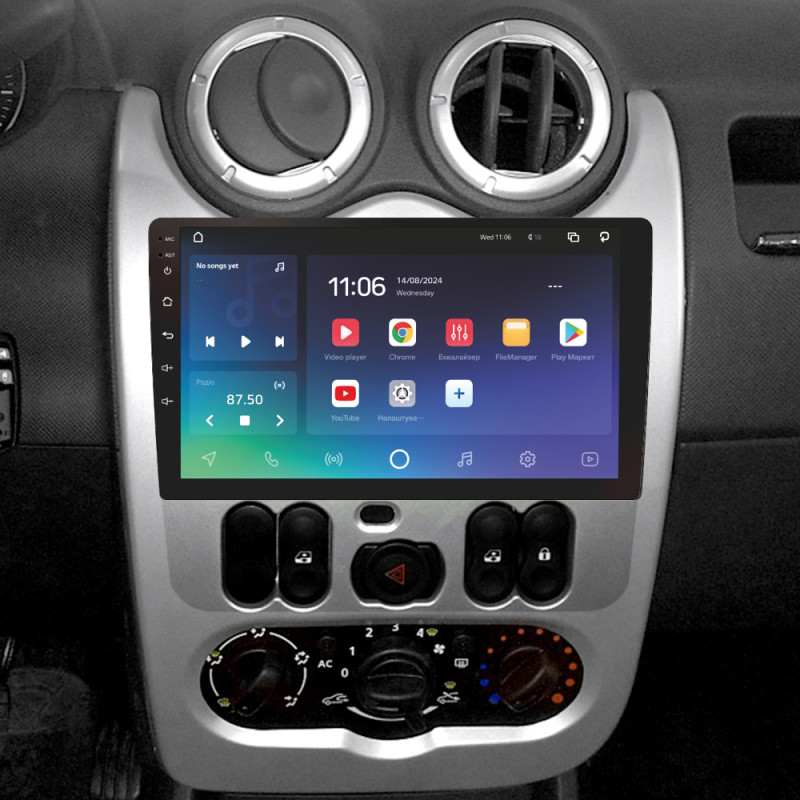 Stacja głośnikowa SIGMA PRO 9432 ANDROID 10 4+32 GB 4G DSP Renault Logan 1 2010–2016 (CAN BUS) 9