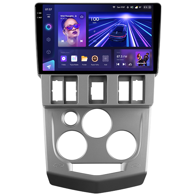 Magallánica de fábrica Teyes CC3 6+128 GB con vista panorámica 360° para Renault Logan 1 (2004-2009), 9
