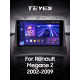 Android head unit Teyes CC3 6+128 Gb with 360° surround view° Renault Megane 2 2002-2009 9" 2k