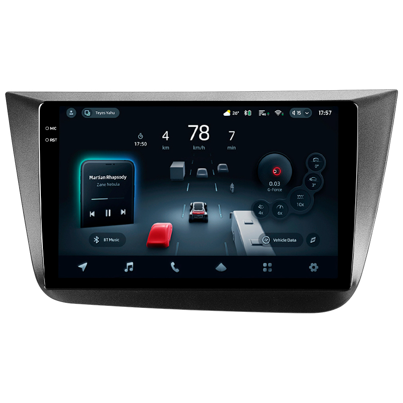 Android head unit Teyes CC4 Pro 12+256 Gb Seat Altea 5P (Left hand drive) 2004-2015 9" 2k