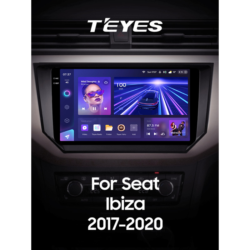 Magazynofon Teyes CC3 6+128 GB do Seat Ibiza 2017-2020, 9