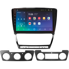 Android head unit SIGMA X10432 ANDROID 10 4+32 Gb 4G DSP Skoda Octavia 2 A5 2008-2013 10" black