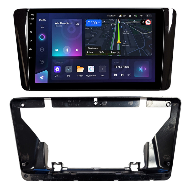 Android head unit Teyes CC3L 4+64 Gb Skoda KAMIQ SCOUTLINE VOLKSWAGEN POLO 2021+ 10"