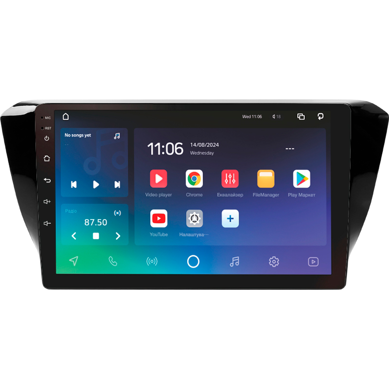 Android head unit SIGMA PRO 10464 ANDROID 10 4+64 Gb 4G DSP Skoda Superb 3 2015-2019 10"
