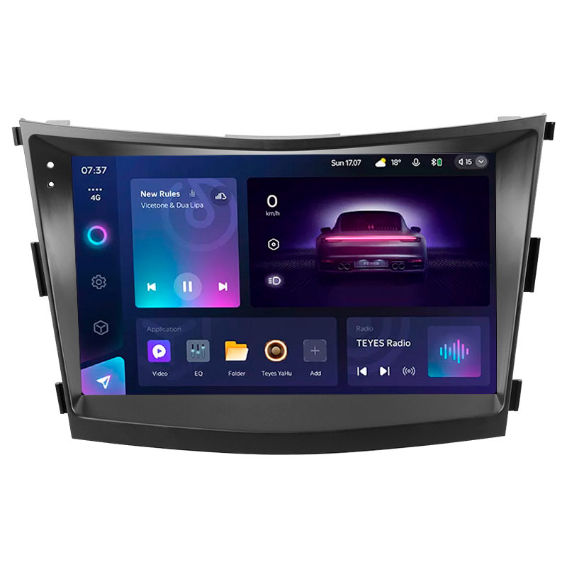 Android head unit Teyes CC3 6+128 Gb with 360° surround view° SsangYong Tivoli 2015-2019 9" 2k (L1)