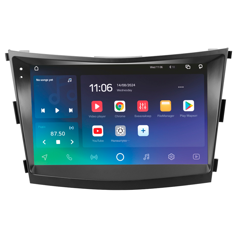 Android head unit SIGMA X9464 ANDROID 10 4+64 Gb 4G DSP SsangYong Tivoli 2015-2019 9" (L1)