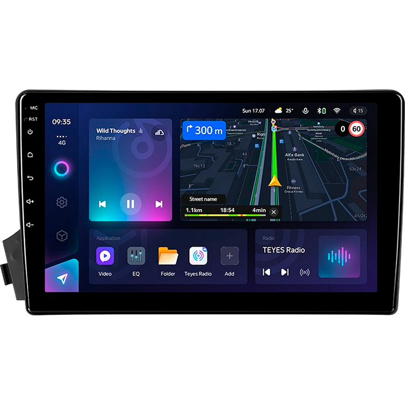 Magnetófono de fábrica Teyes CC3L 4+64 GB para SsangYong Actyon C100 (2005-2011), pantalla de 9