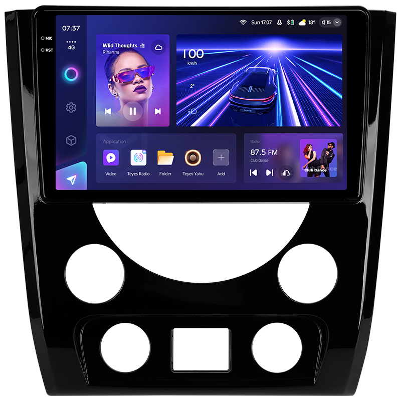 Android head unit Teyes CC3 4+32 Gb SsangYong Rexton Y290 III 3 2012-2017 9" 2k