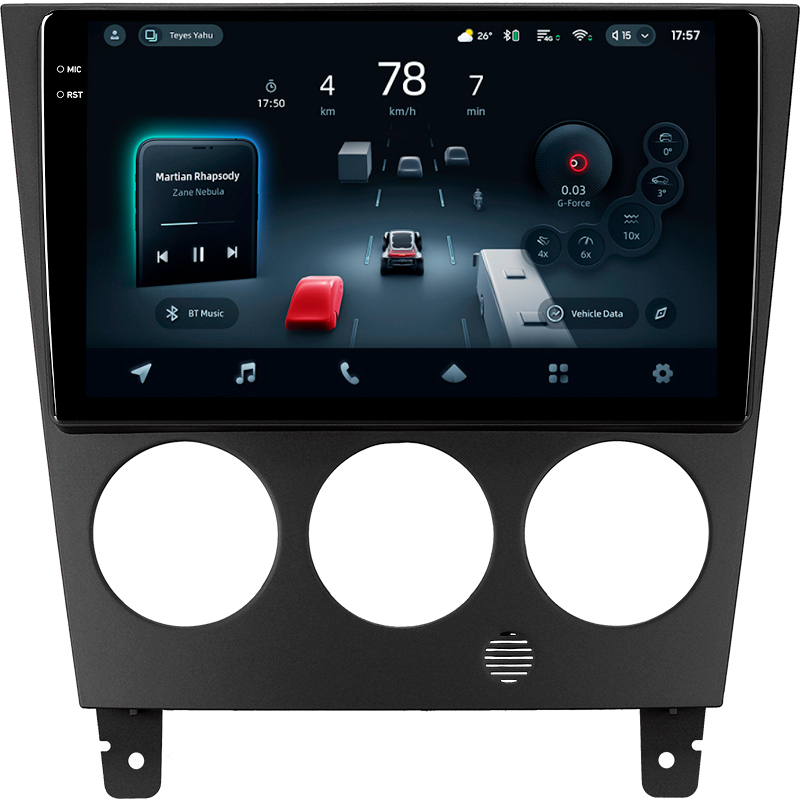 Android head unit Teyes CC4 Pro 8+128 Gb Subaru Impreza GD GG 2002-2007 9" 2k
