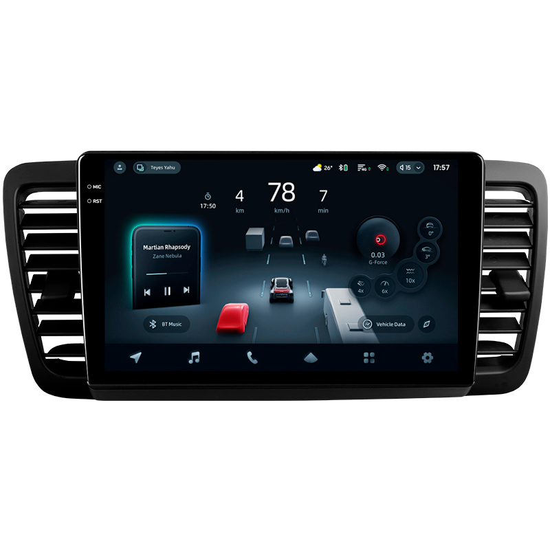 Android head unit Teyes CC4 Pro 8+128 Gb Subaru Outback 3 Legacy 4 2003-2009 9" 2k (L1)