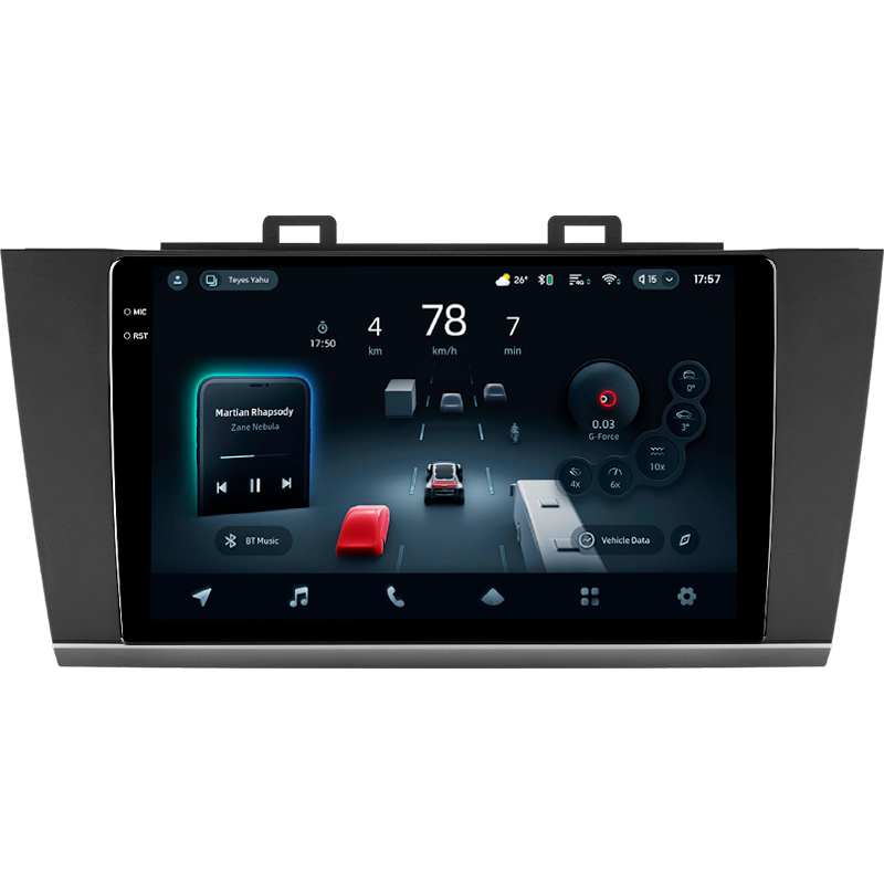 Android head unit Teyes CC4 Pro 12+256 Gb Subaru Outback 5 2014-2018 Legacy 6 2014-2017 9" 2k (L1)