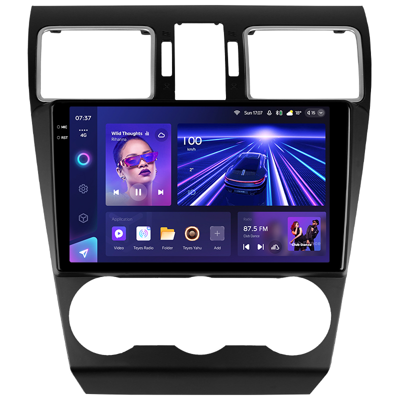 Android head unit Teyes CC3 4+32 Gb Subaru Forester SJ 2015-2018 9" 2k