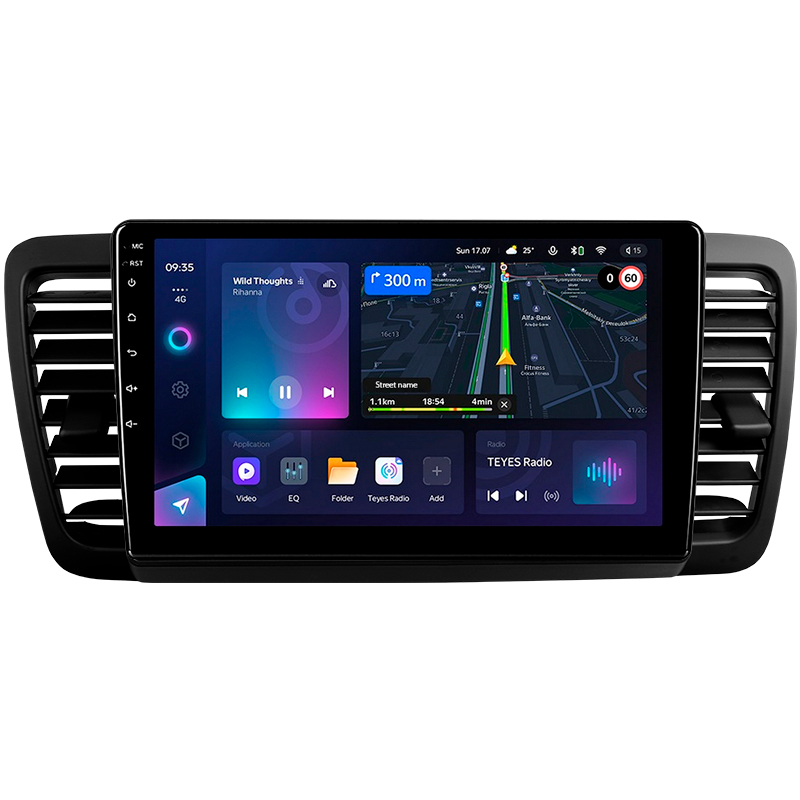 Android head unit Teyes CC3L 4+32 Gb Subaru Outback 3 Legacy 4 2003-2009 9" (L1)