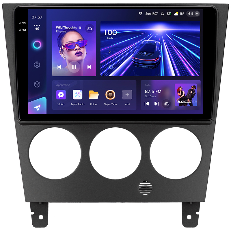 Android head unit Teyes CC3 6+128 Gb Subaru Impreza GD GG 2002-2007 9" 2k