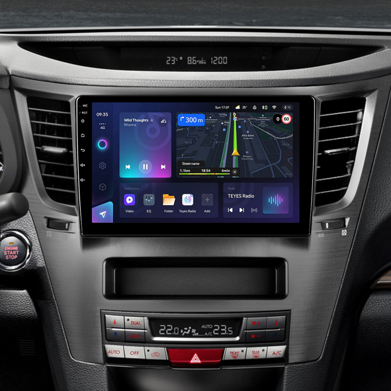 Android head unit Teyes CC3L 4+32 Gb Subaru Outback 4 Legacy 5 2009-2014 9"