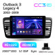 Android head unit Teyes CC3 4+32 Gb Subaru Outback 3 Legacy 4 2003-2009 9" 2k