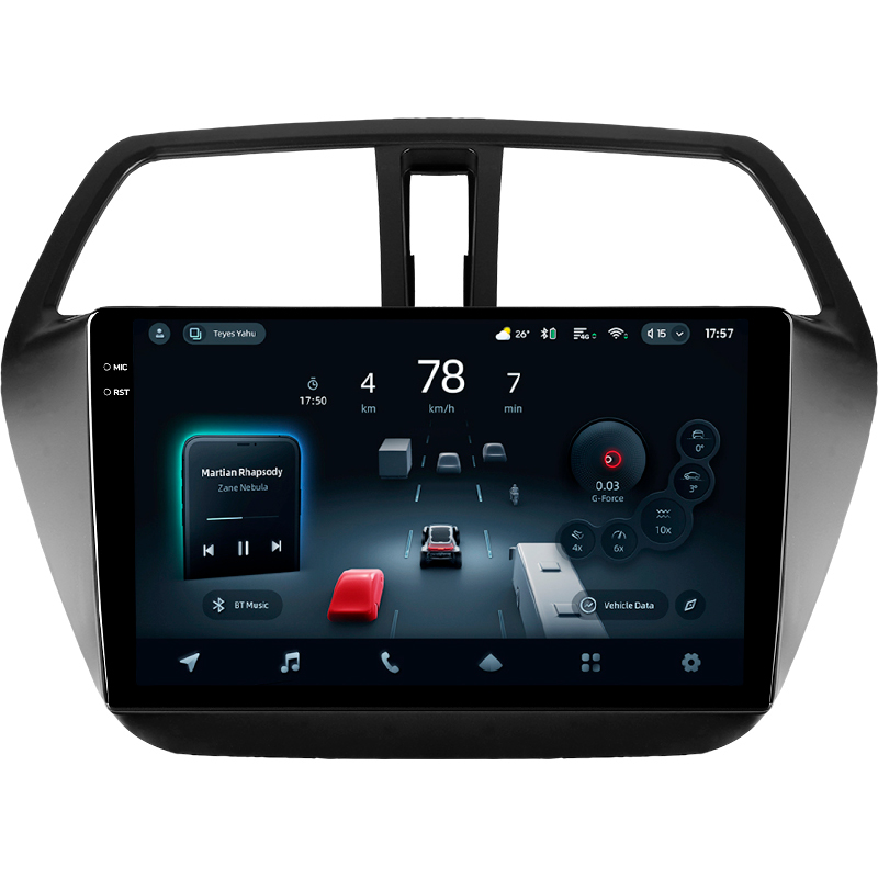 Android head unit Teyes CC4 Pro 8+128 Gb Suzuki SX4 2 S-Cross 2012-2016 9" 2k