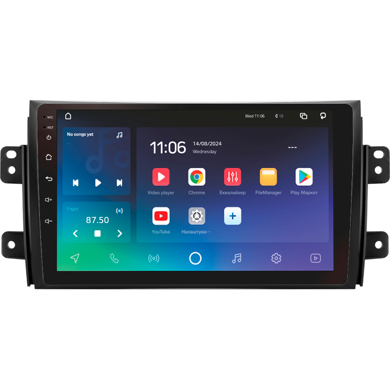 Android head unit SIGMA PRO 9432 ANDROID 10 4+32 Gb 4G DSP Suzuki SX4 1 2006-2014 9"